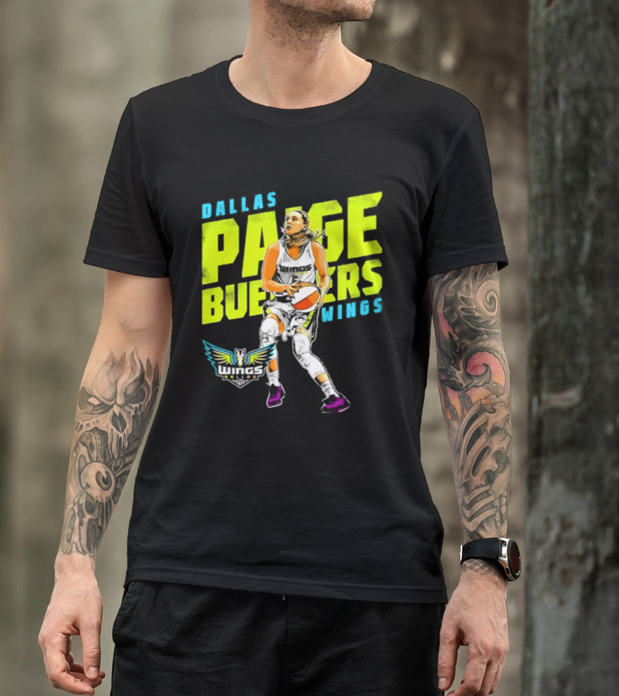 Dallas Wings Paige Bueckers WNBA Basketball Player T-Shirt