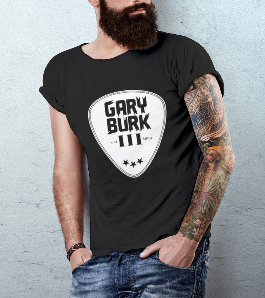 Gary Burk III Est 1994 Guitar Pick Musician Stars T-Shirt