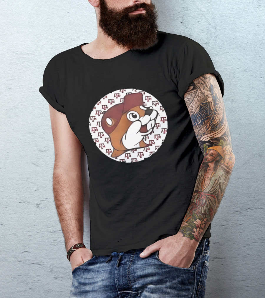 Texas A&M X Buc Ee's Unique TX Football Mashup Two Sided T-Shirt