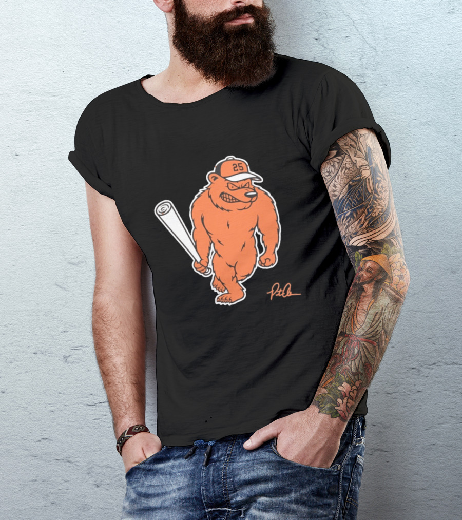 Polar Bear Pete 25 Baltimore Orioles MLB 2026 Season T-Shirt