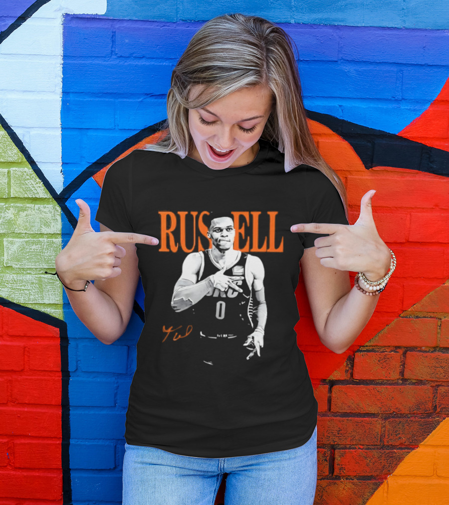 Russell Westbrook Oklahoma City Thunder 0 Basketball Fan T-Shirt