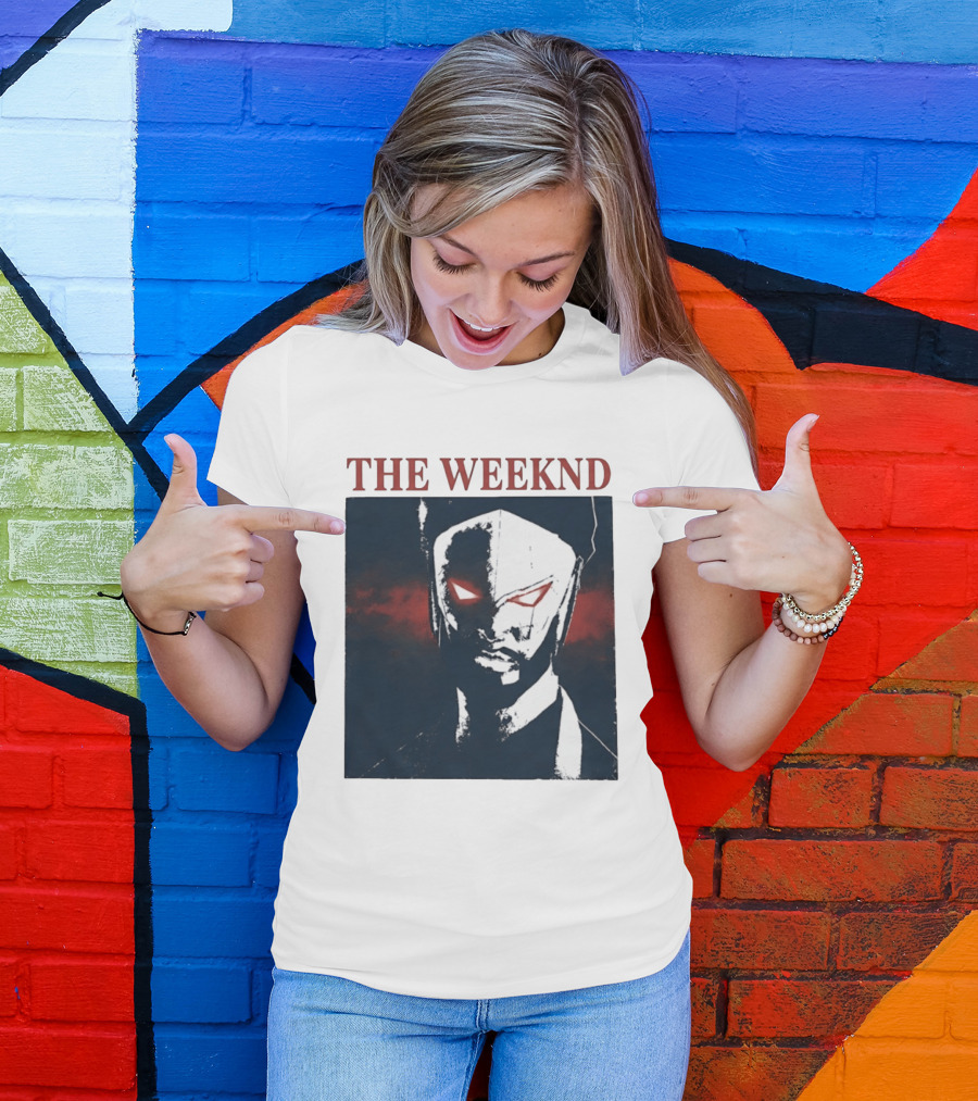 The Weeknd Suda51 Mask Concept Art London August 2026 T-Shirt