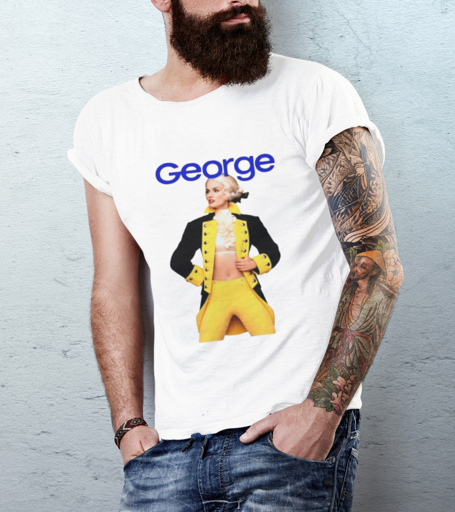 George Founding Fathers Historical Costume Colonial Attire T-Shirt
