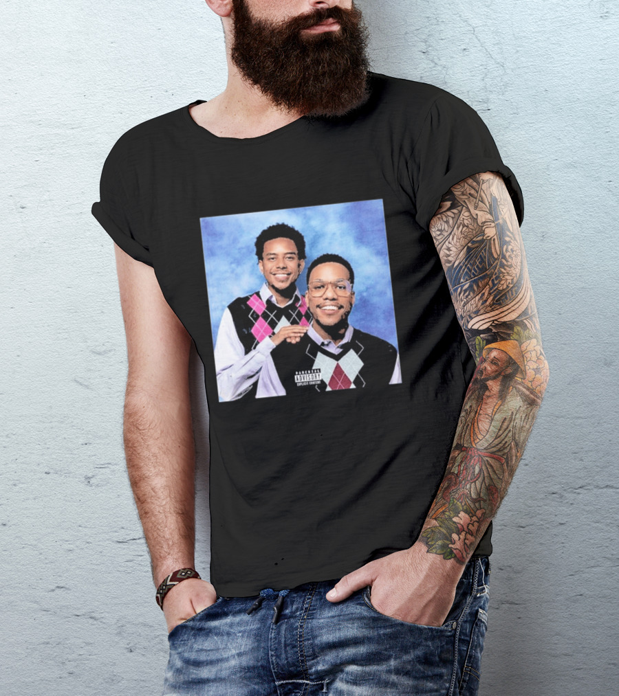 Anderson Paak Cordae Step Brothers Parody Album Cover T-Shirt