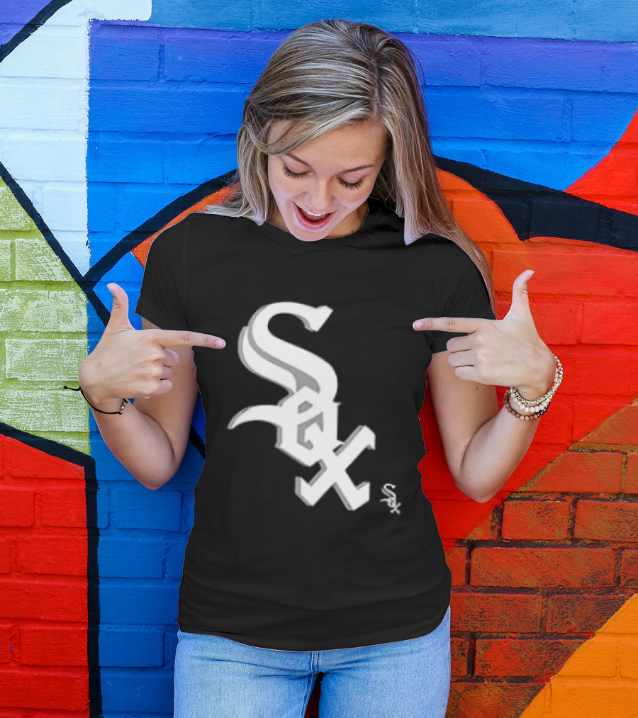 Chicago White Sox Cartoon 2 Sided Sox T-Shirt