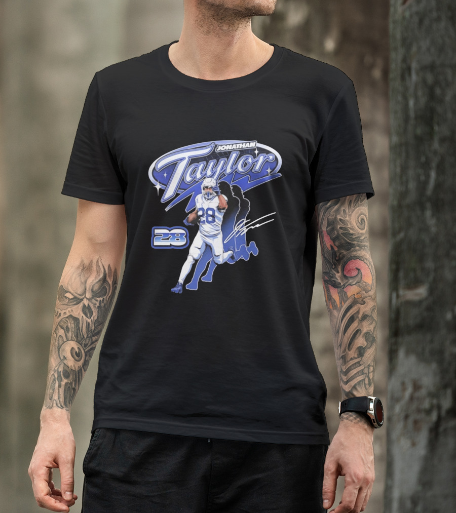 Jonathan Taylor 28 Indianapolis Colts Future Running Back T-Shirt