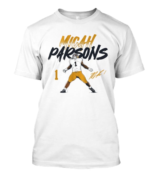Micah Parsons 1 The Green Bay Packers Pose 2026 T-Shirt