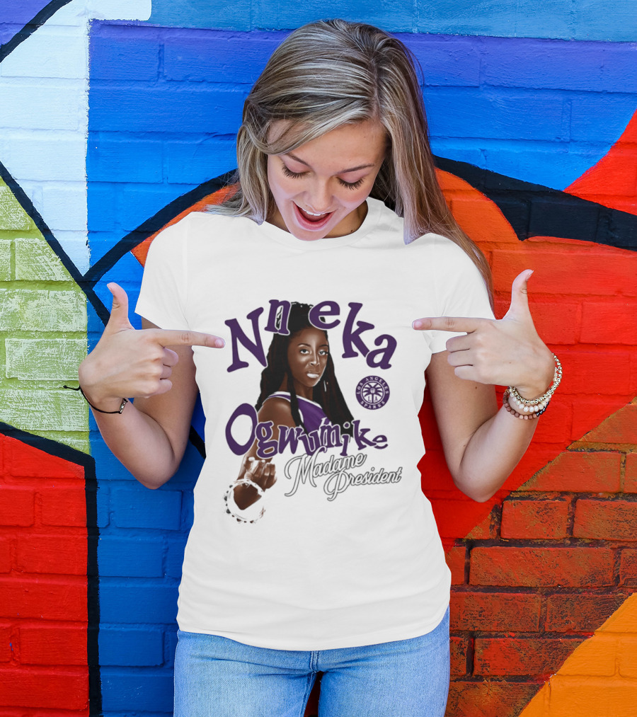 Nneka Ogwumike Madame President Los Angeles Sparks T-Shirt