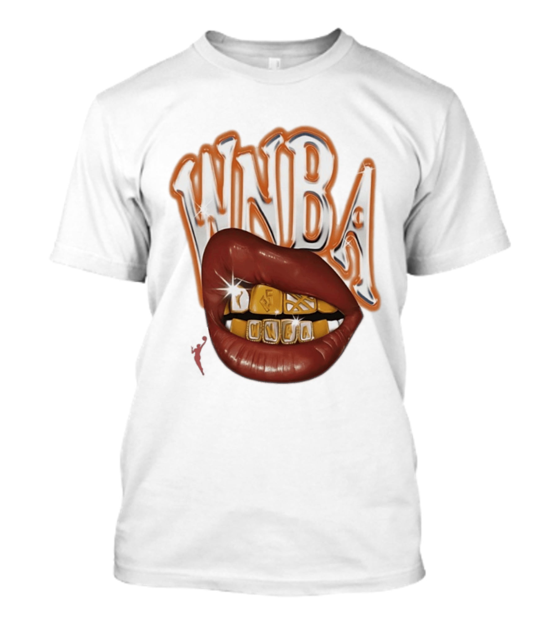WNBA Grill Mouth Gold Teeth T-Shirt
