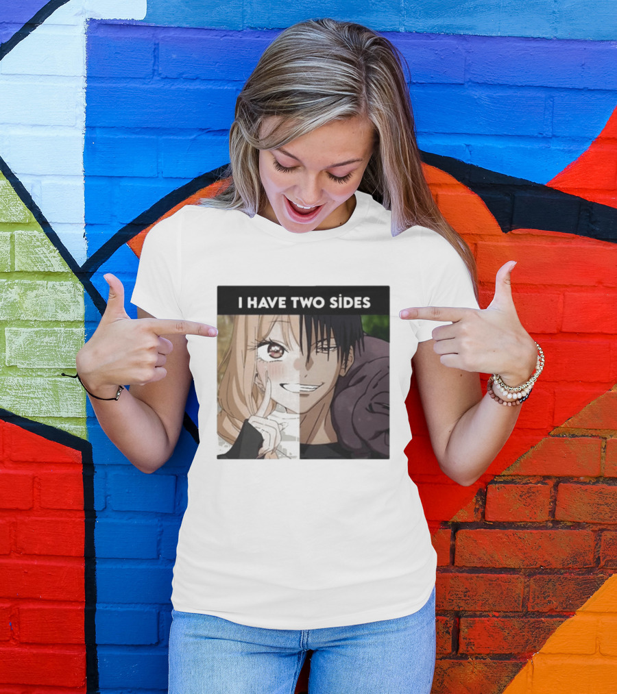 I Have Two Sides Toji Fushiguro And Marin Kitagawa Manga Characters T-Shirt
