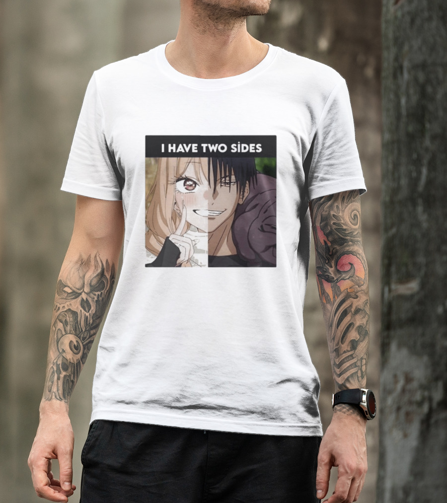 I Have Two Sides Toji Fushiguro And Marin Kitagawa Manga Characters T-Shirt