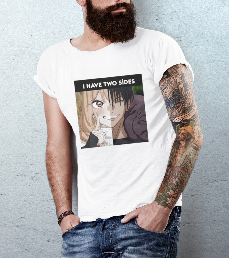 I Have Two Sides Toji Fushiguro And Marin Kitagawa Manga Characters T-Shirt