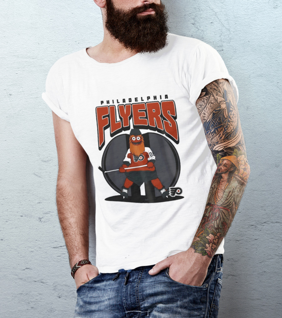 Philadelphia Flyers Gritty Mania NHL 2026 Hockey Mascot Fan Gear T-Shirt