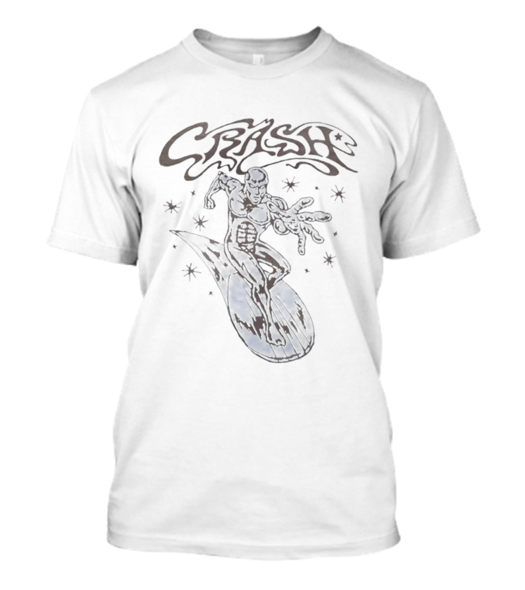 Crash Silver Surfer Marvel Comic Book Superhero T-Shirt