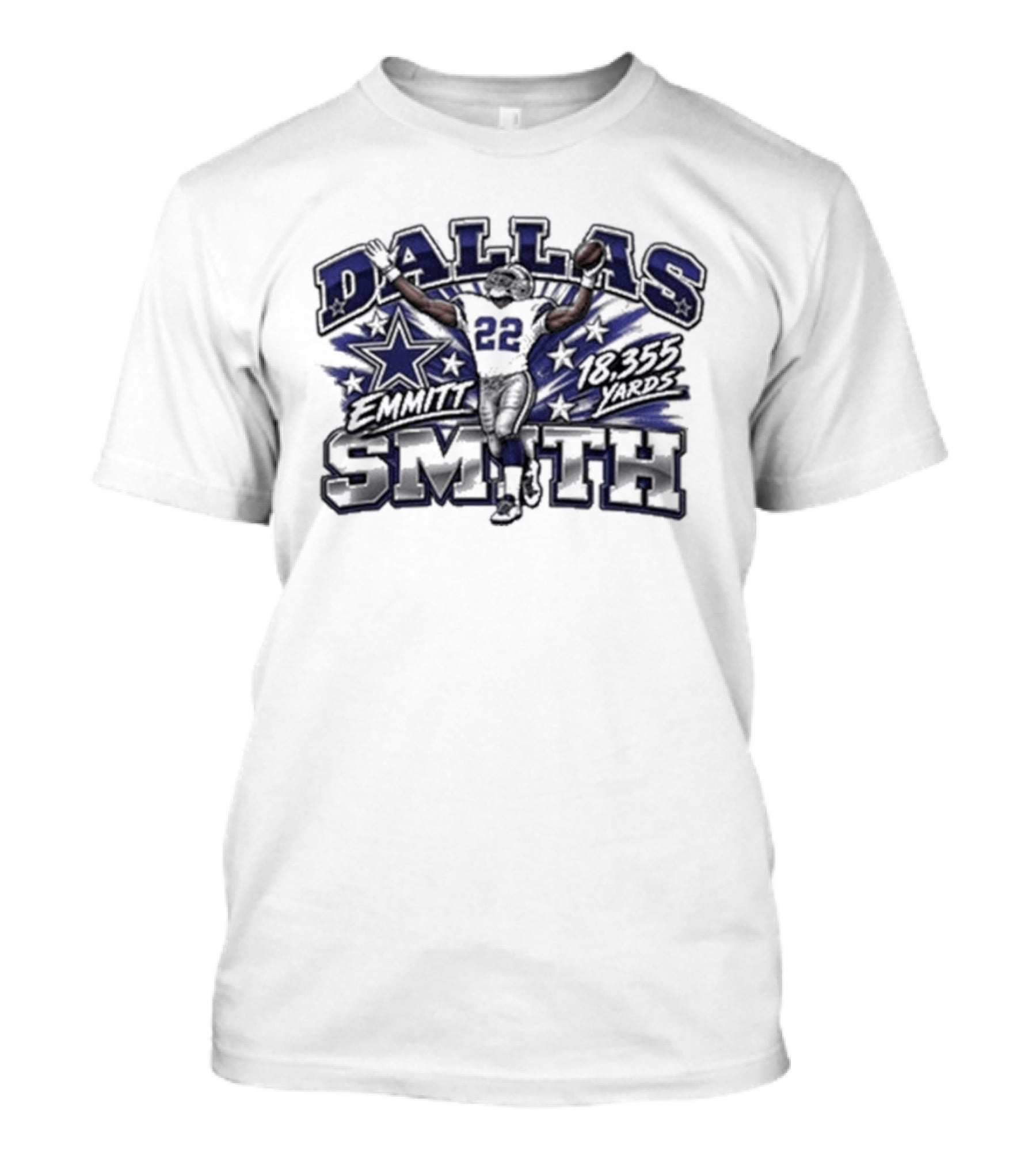 Dallas Emmitt Smith 22 Cheer Legacy T-Shirt