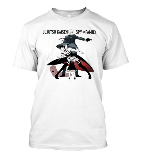 Jujutsu Kaisen Spy X Family Anime Crossover Collaboration Characters T-Shirt