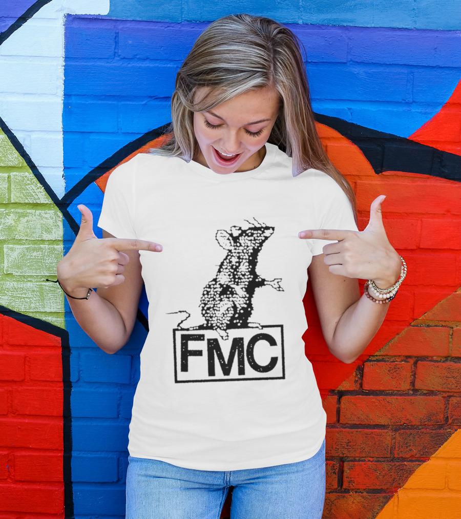 FMC Rat Rodent Sketch Drawing T-Shirt
