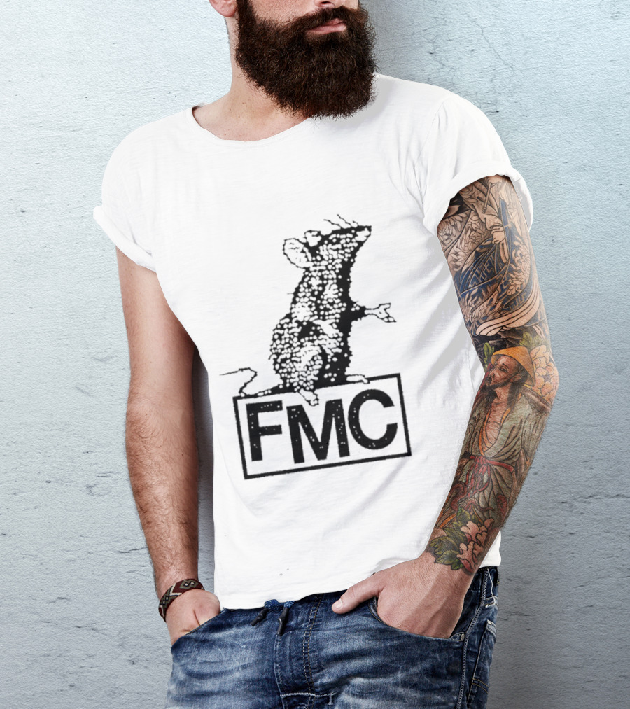 FMC Rat Rodent Sketch Drawing T-Shirt