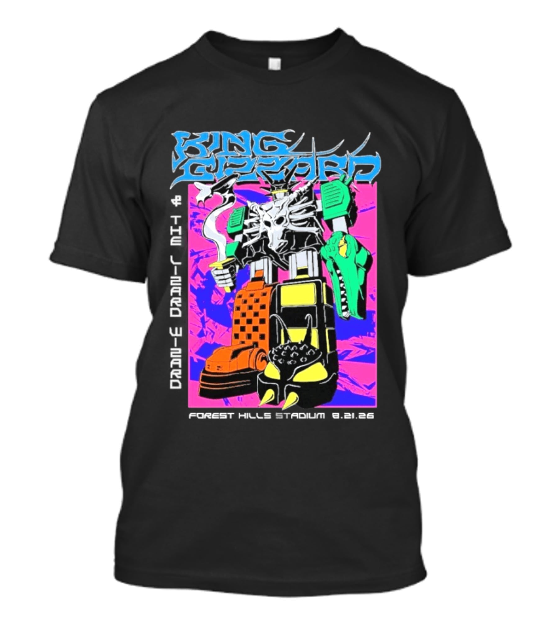 King Gizzard And The Lizard Wizard Forest Hills NY Night 2 August 21 2026 Stadium Show T-Shirt