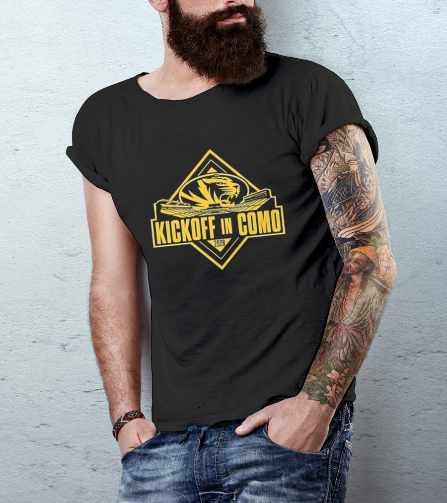 Kickoff In COMO Missouri Tigers Football Event T-Shirt