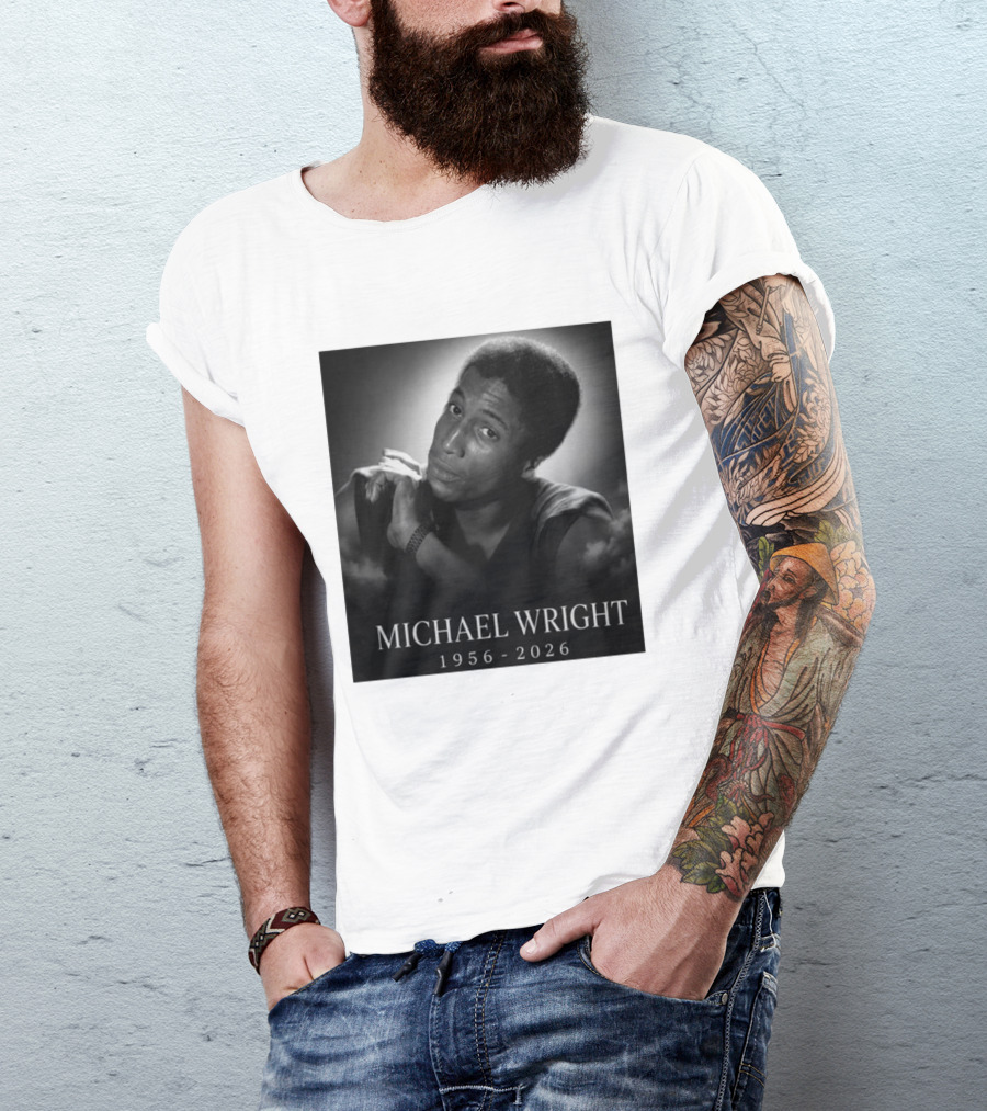 Michael Wright 1956 2026 Memoriam T-Shirt