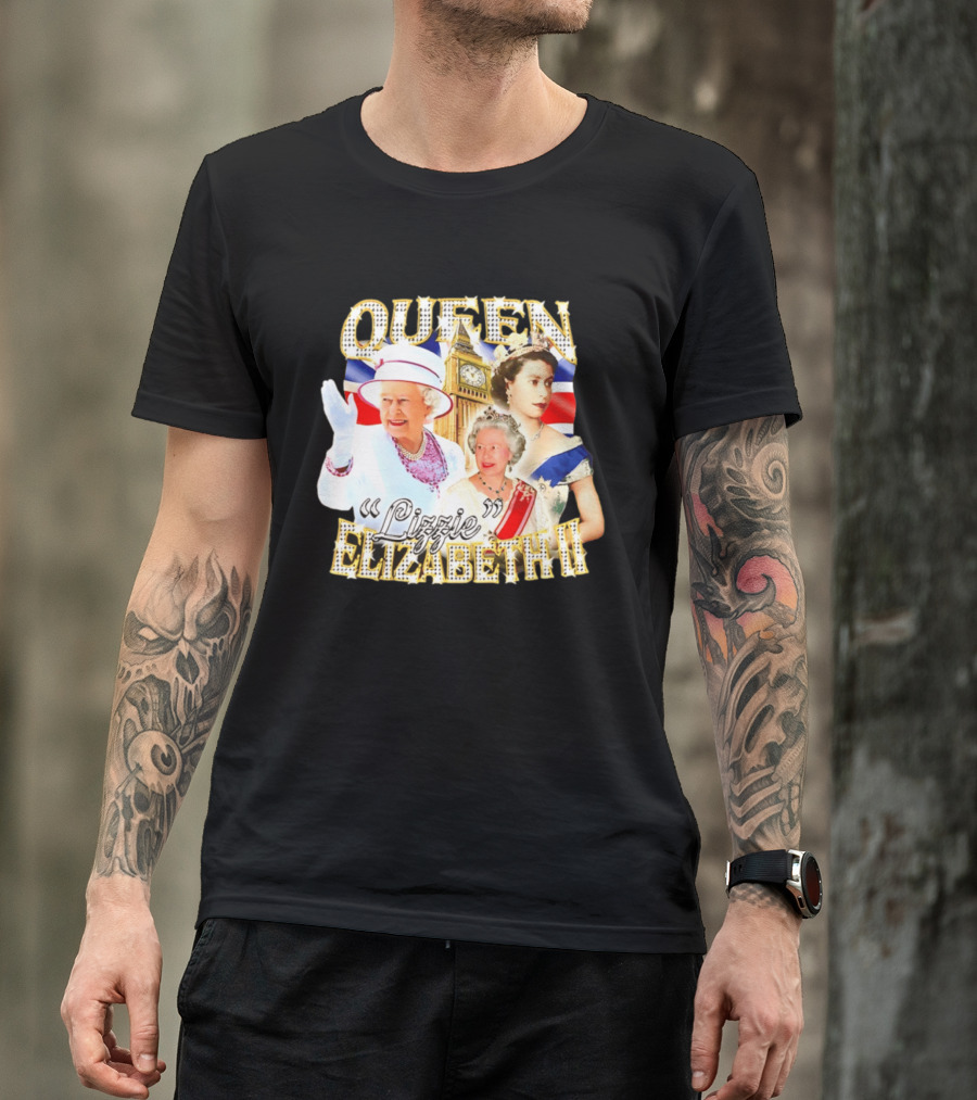 Queen Elizabeth II Lizzie 90s Bootleg Iconic Royal T-Shirt