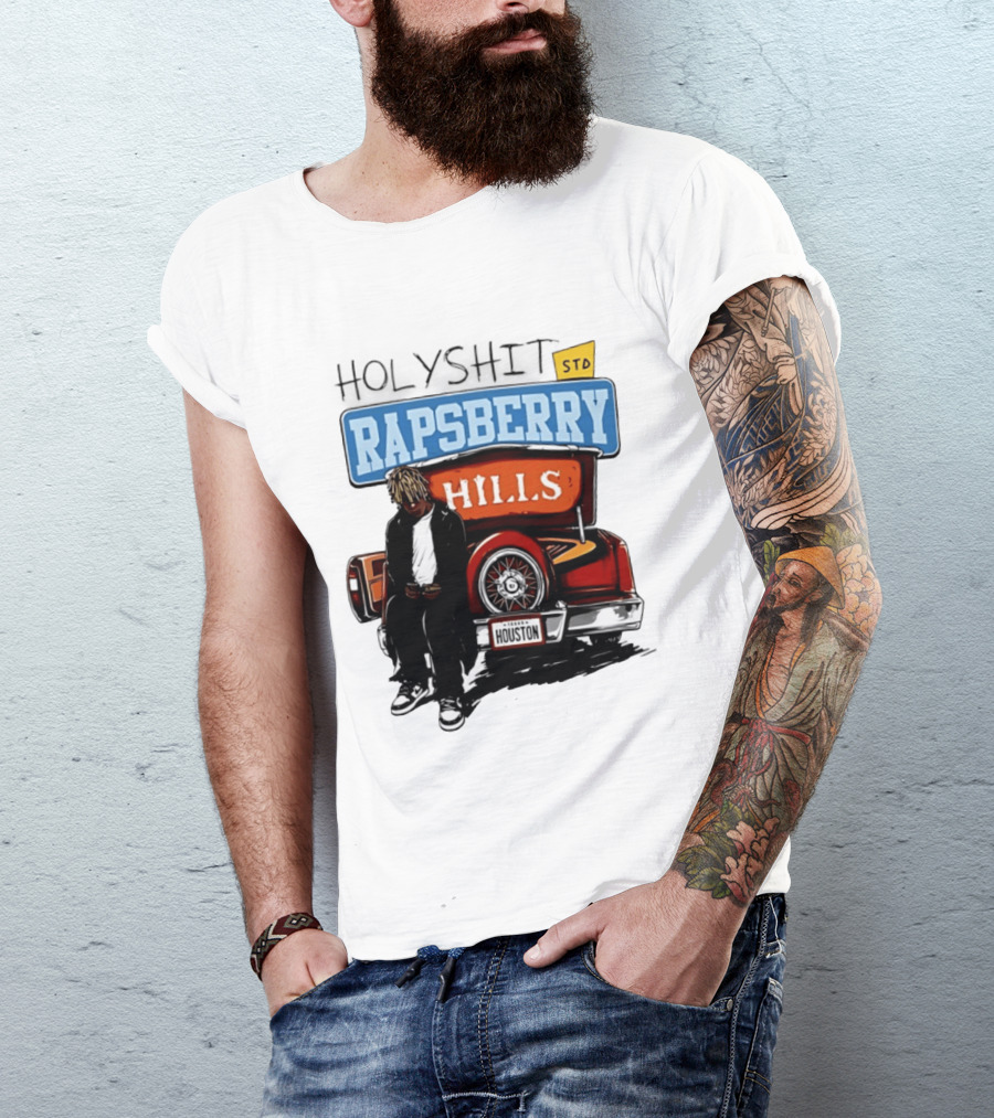 Holyshit Std Rapsberry Hills Houston Texas Car Scene T-Shirt