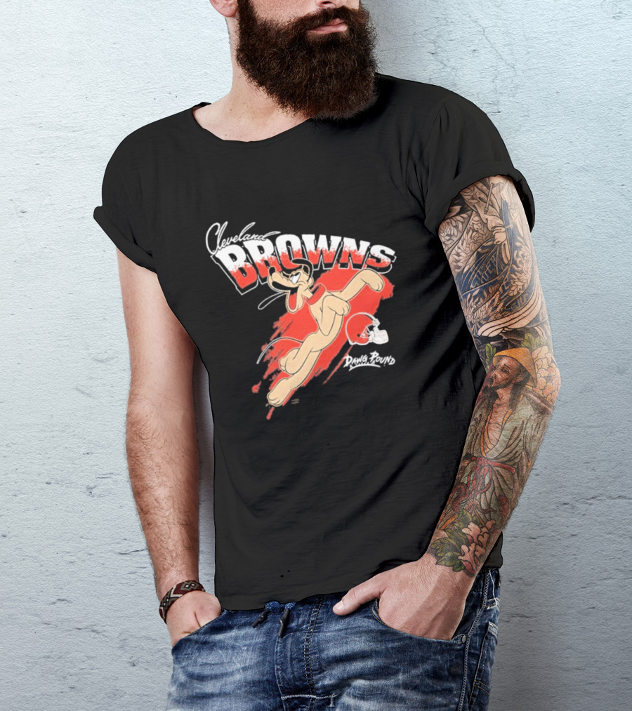 Cleveland Browns Pluto Disney Character Collaboration 2026 T-Shirt