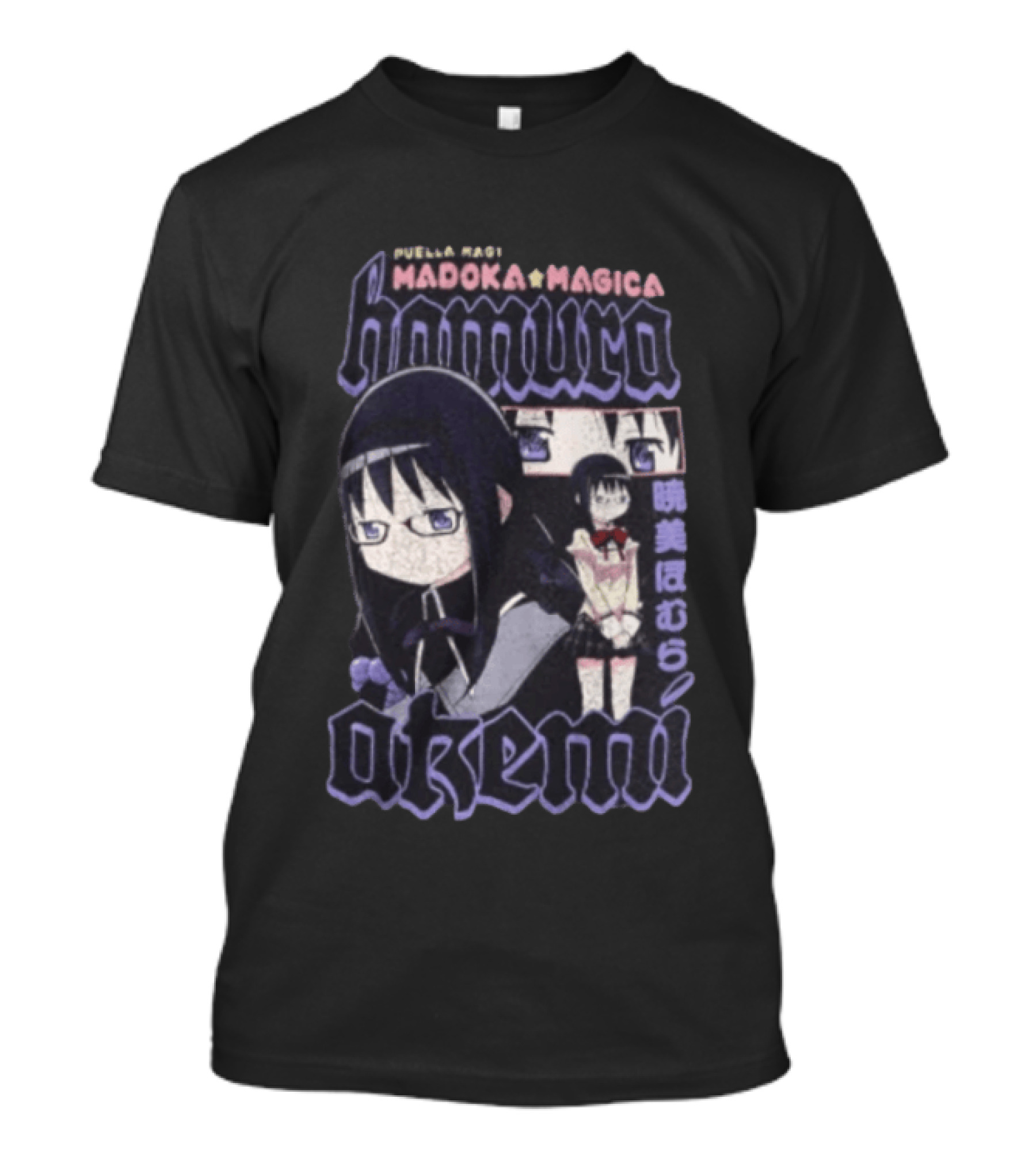 Puella Magi Madoka Magica Homura Akemi Anime T-Shirt