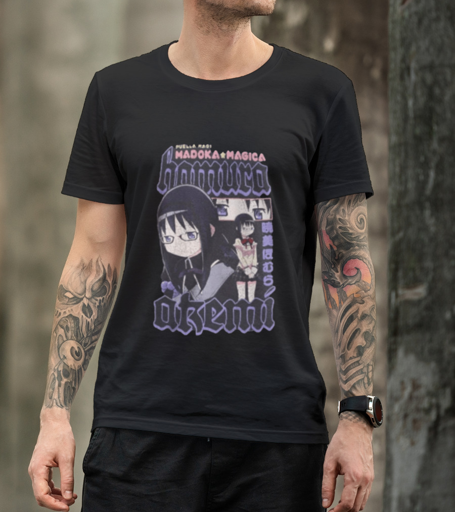 Puella Magi Madoka Magica Homura Akemi Anime T-Shirt