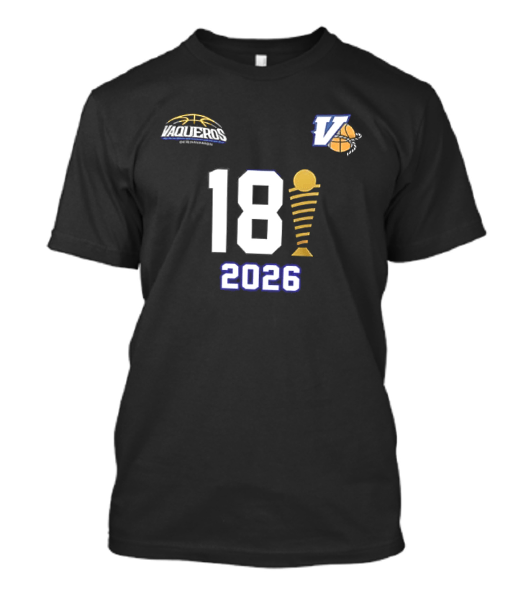 Vaqueros De Bayamon 18th BSN Championship 2026 Victory Celebration T-Shirt