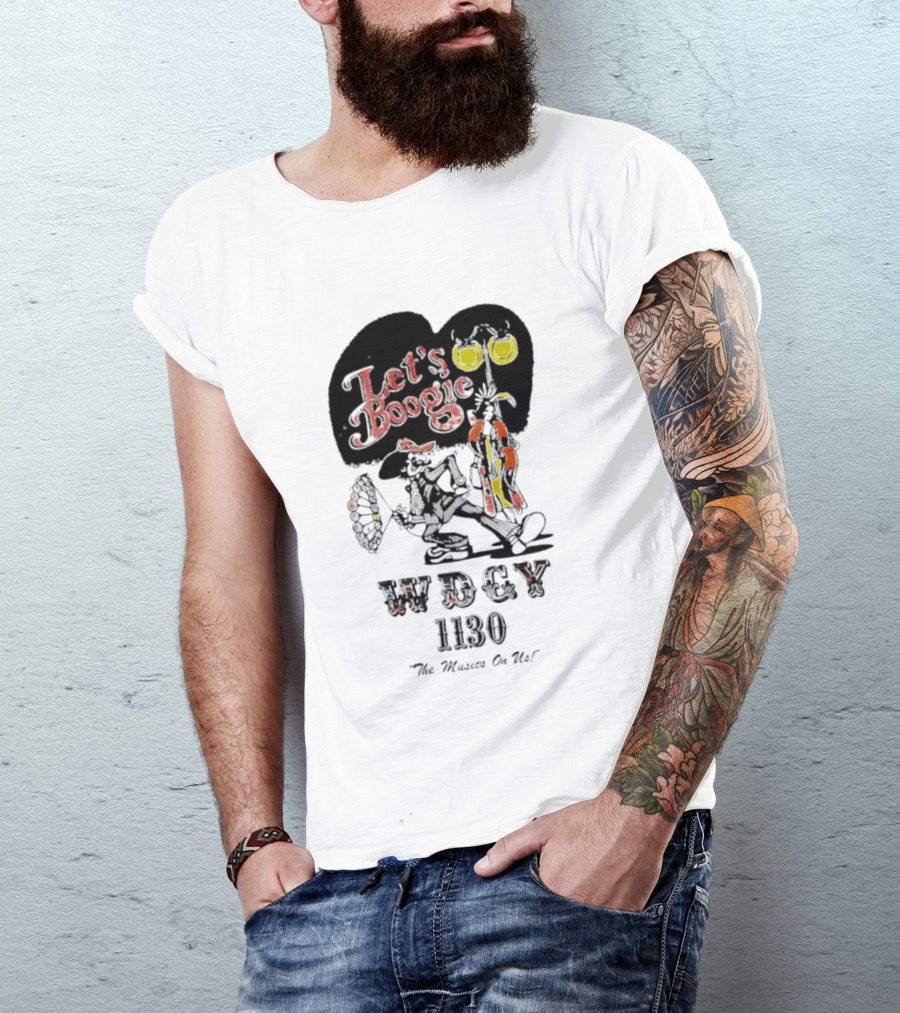 Let's Boogie WDCY 1130 The Music's On Us T-Shirt