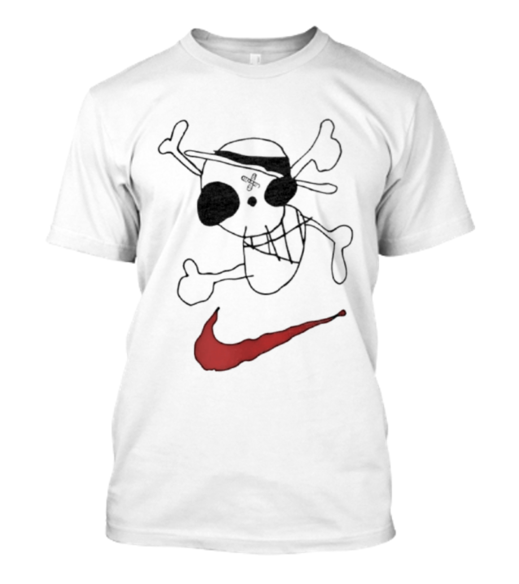 One Piece Luffy Iwara Jolly Roger 2026 Nike T-Shirt