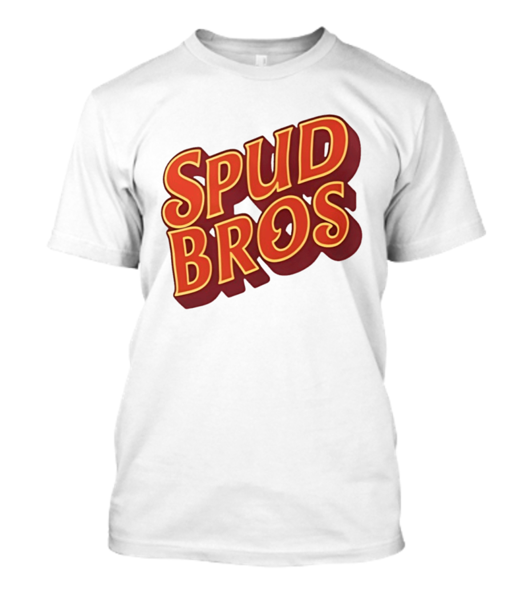 Spud Bros Joe Tessitore Playful Retro Font T-Shirt