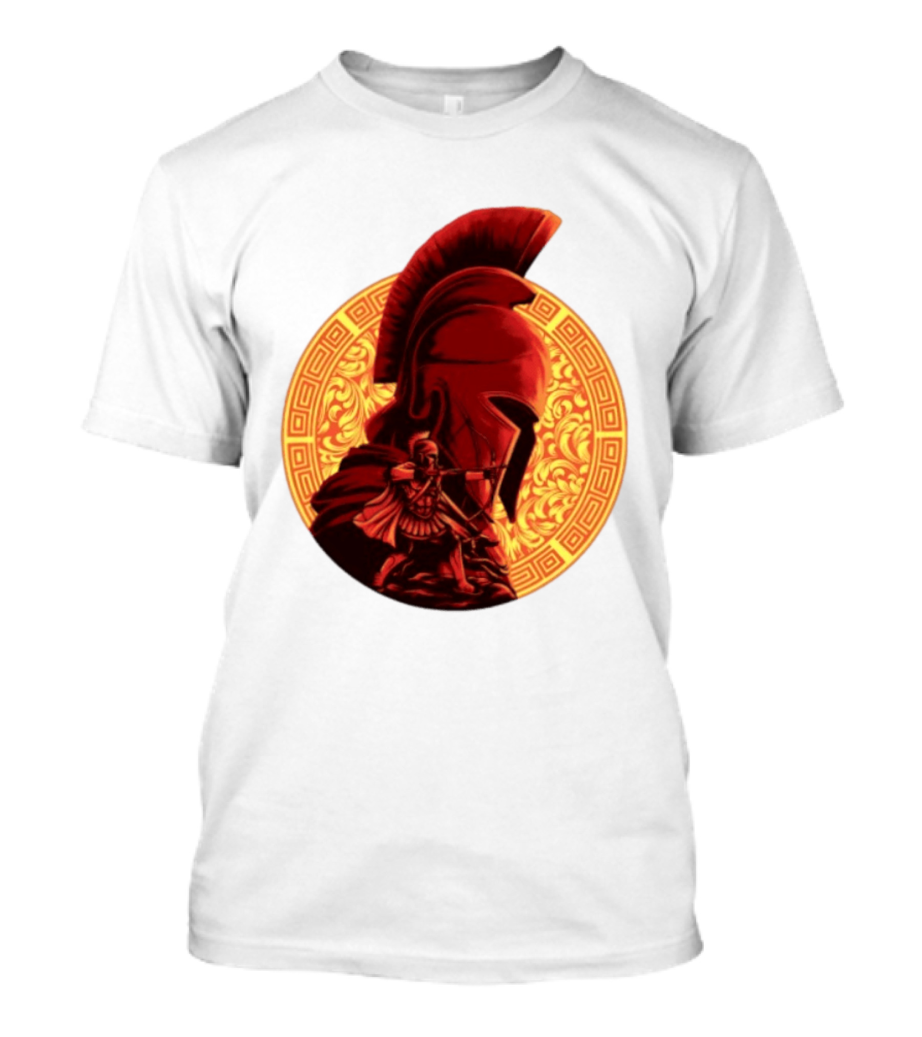 The Odyssey Spartan Warrior Archer Greek Helmet Mythology Heroic T-Shirt