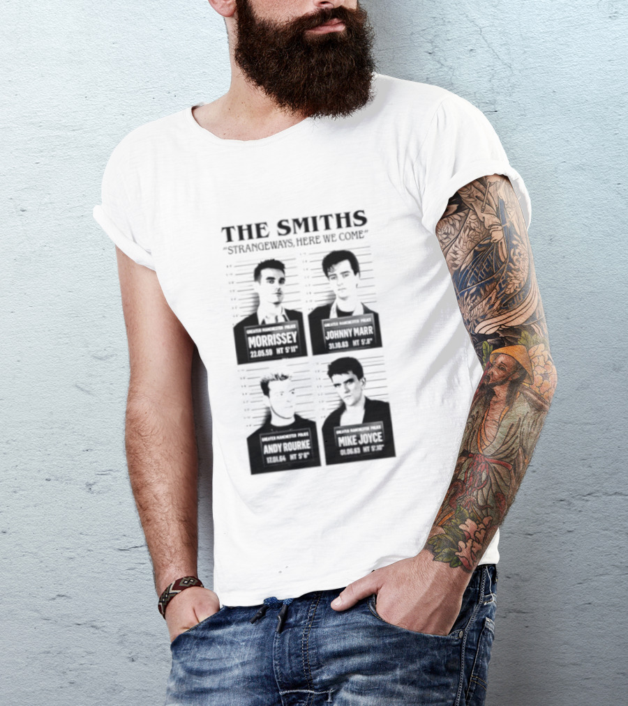 The Smiths Strangeways Here We Come Morrissey Johnny Marr Shots T-Shirt