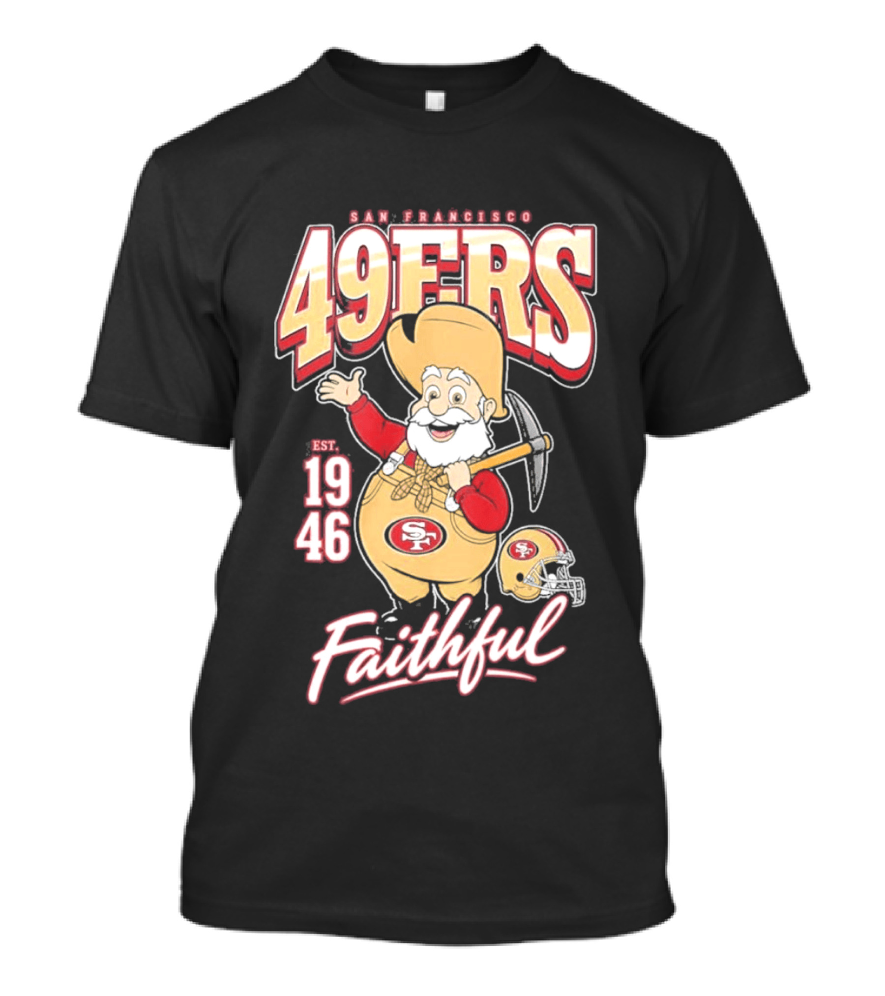 San Francisco 49ers Stinky Pete Faithful Est 1946 T-Shirt