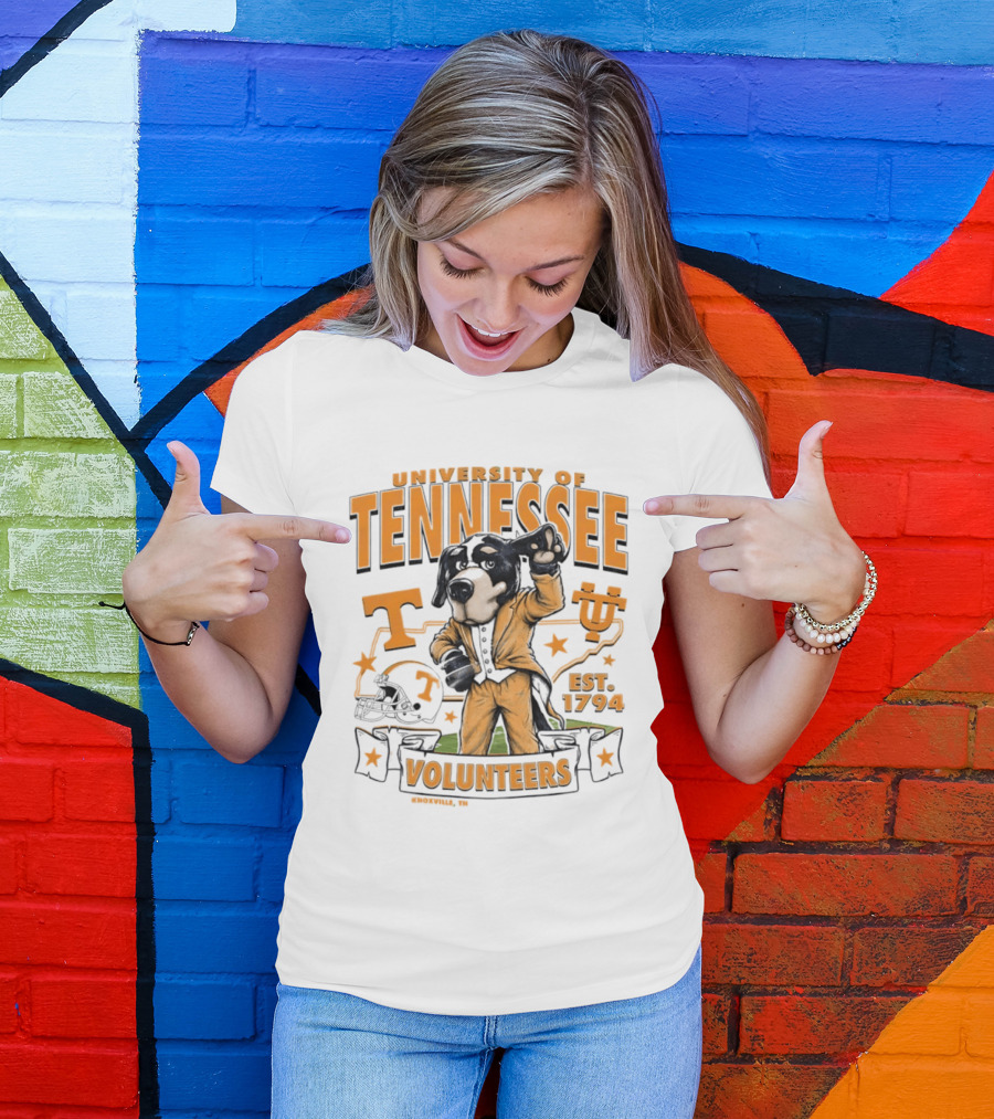 University Of Tennessee Volunteers Mascot Est 1794 Knoxville TN T-Shirt