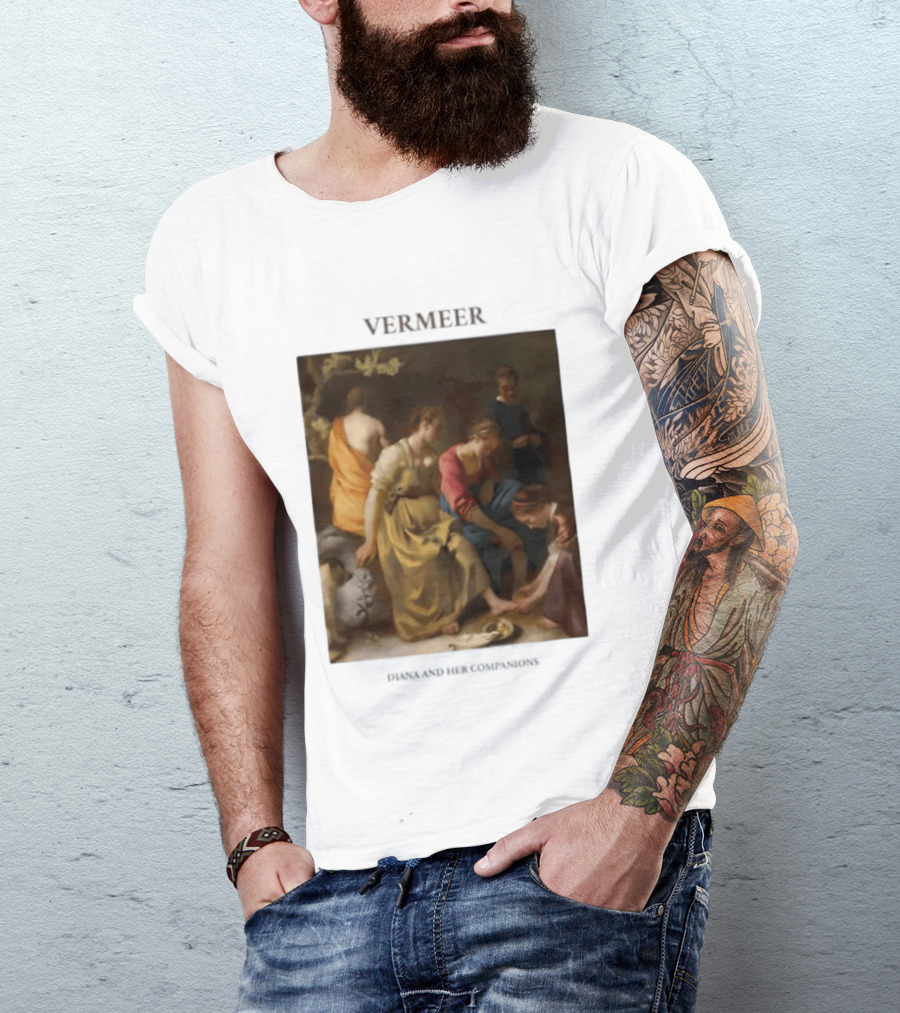 Vermeer Diana And Her Companions 1655 Gogh Company T-Shirt