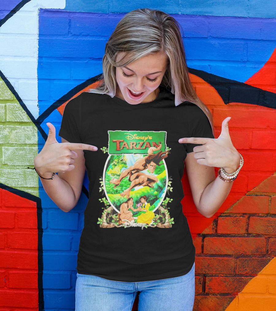 Disney's Tarzan Jungle Adventure Jane Animation Scene T-Shirt