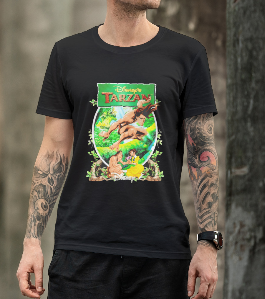 Disney's Tarzan Jungle Adventure Jane Animation Scene T-Shirt