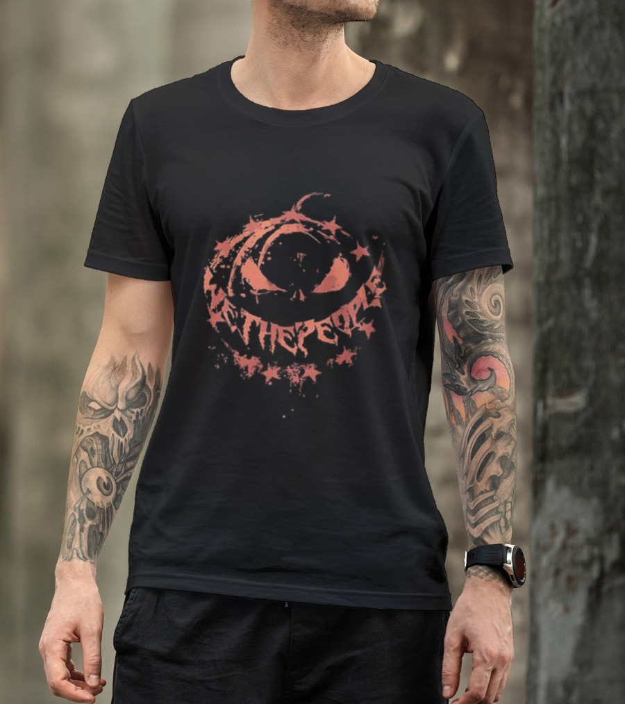 We The People Pumpkin Stars Halloween T-Shirt
