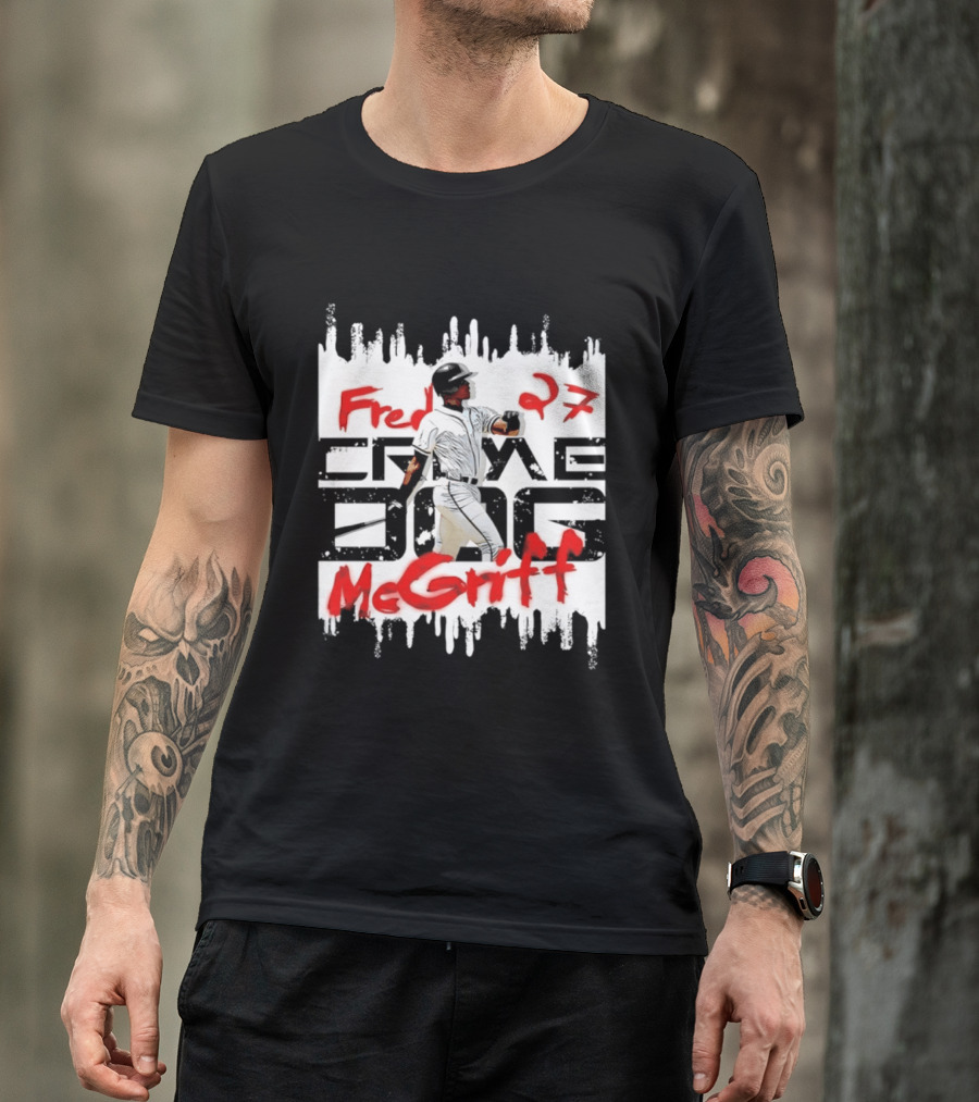 Fred McGriff 27 Atlanta Braves Baseball Player T-Shirt