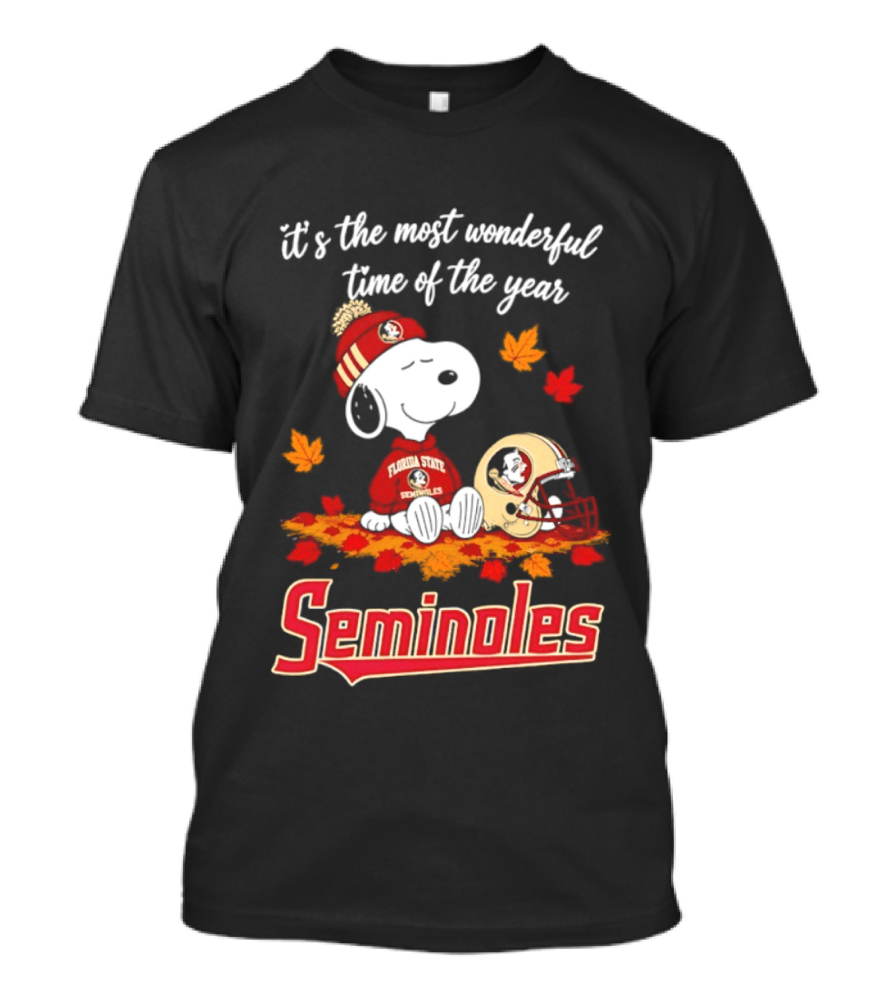 It's The Most Wonderful Time Of The Year Snoopy Florida State Seminoles T-Shirt