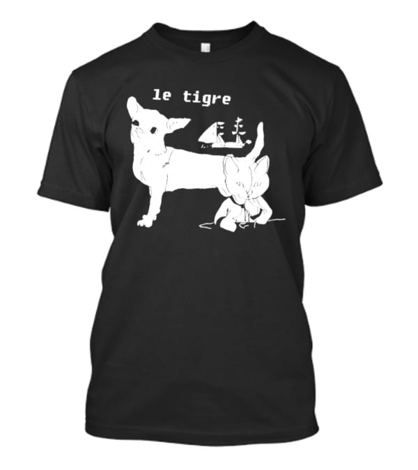 Le Tigre Chihuahua Cat Ship Kathleen Hanna T-Shirt