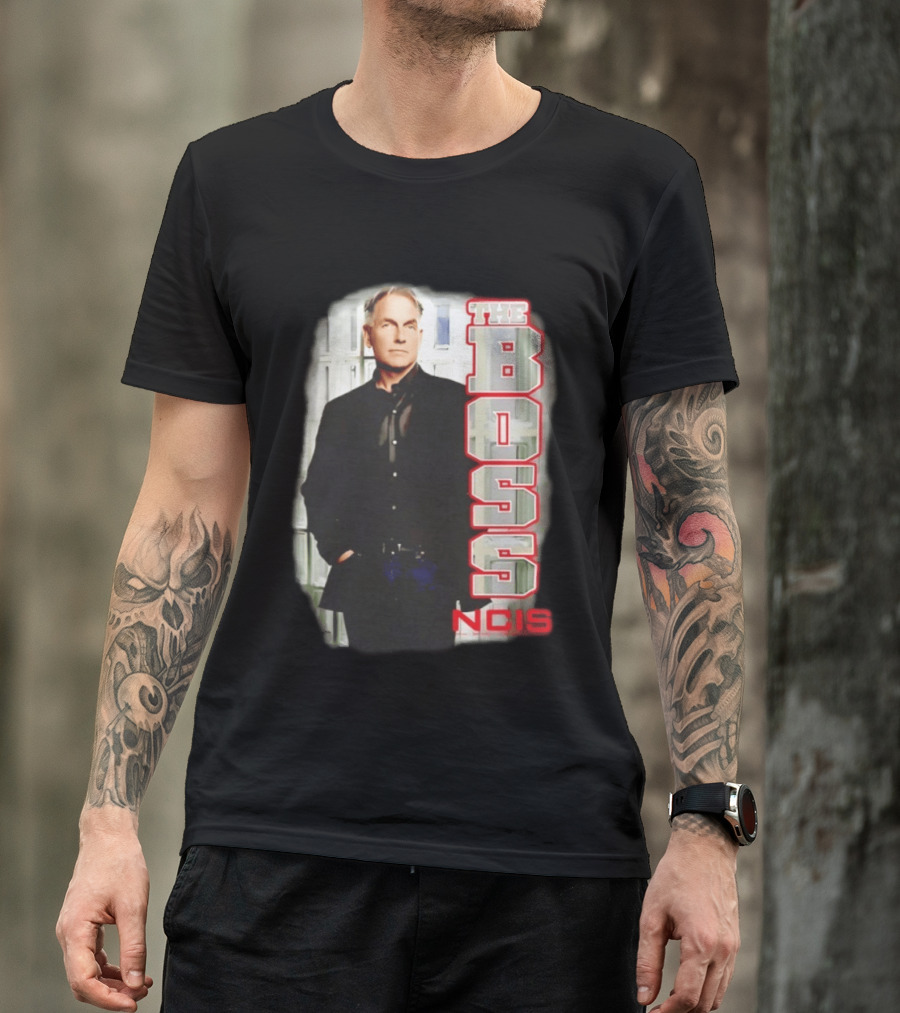 Mark Harmon The Boss NCIS Leroy Jethro Gibbs T-Shirt