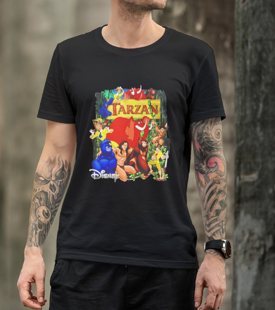 Disney Tarzan Characters Jane Porter Terk Adventure T-Shirt