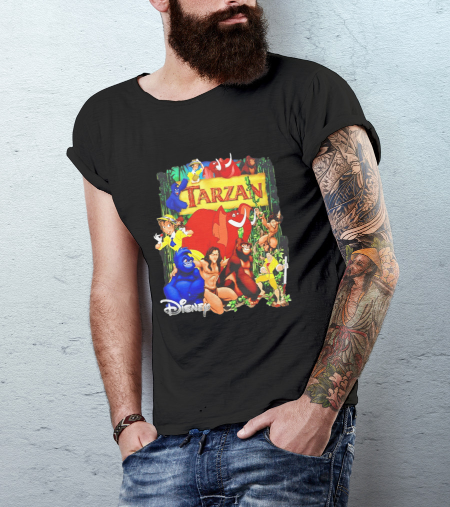 Disney Tarzan Characters Jane Porter Terk Adventure T-Shirt