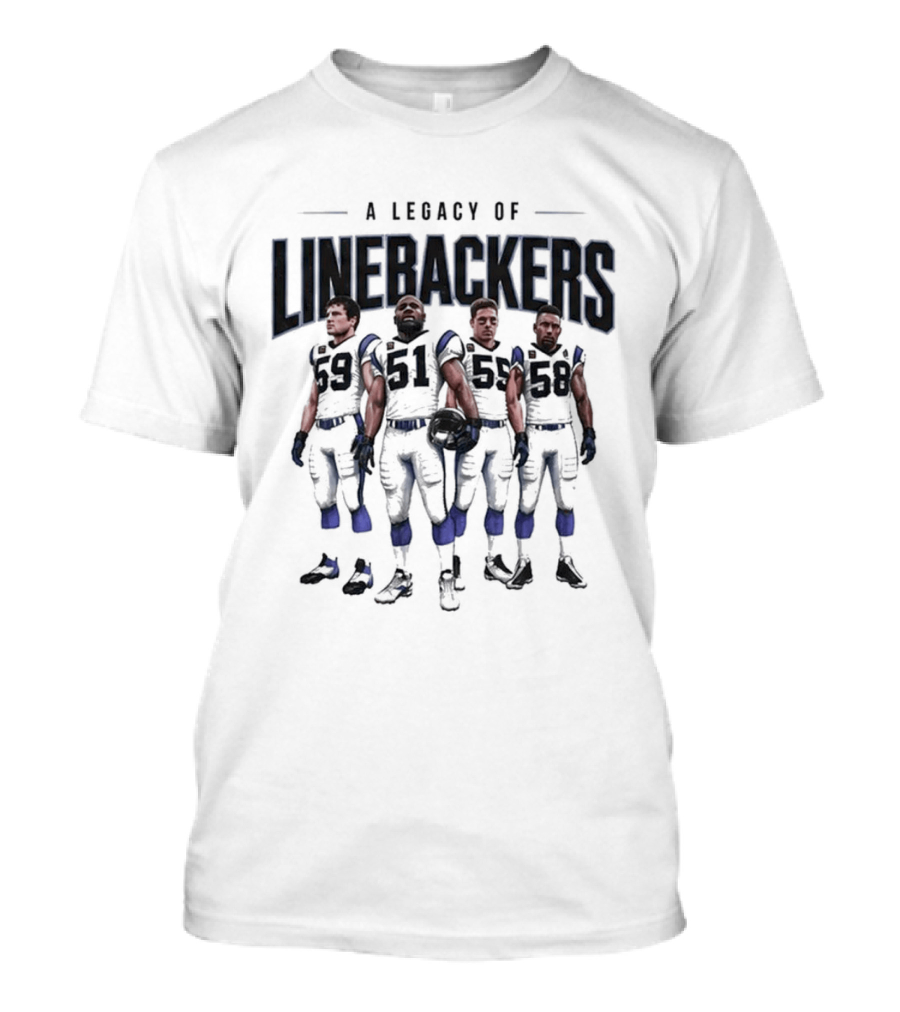 Carolina Panthers A Legacy Of Linebackers T-Shirt