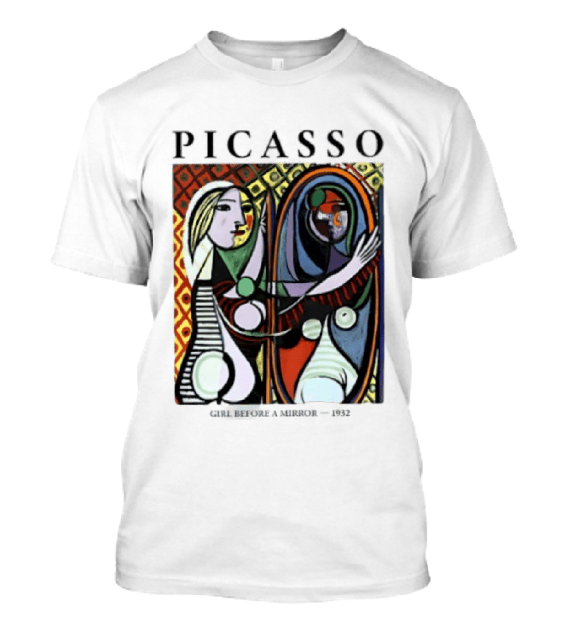 Pablo Picasso Girl Before A Mirror Painting T-Shirt